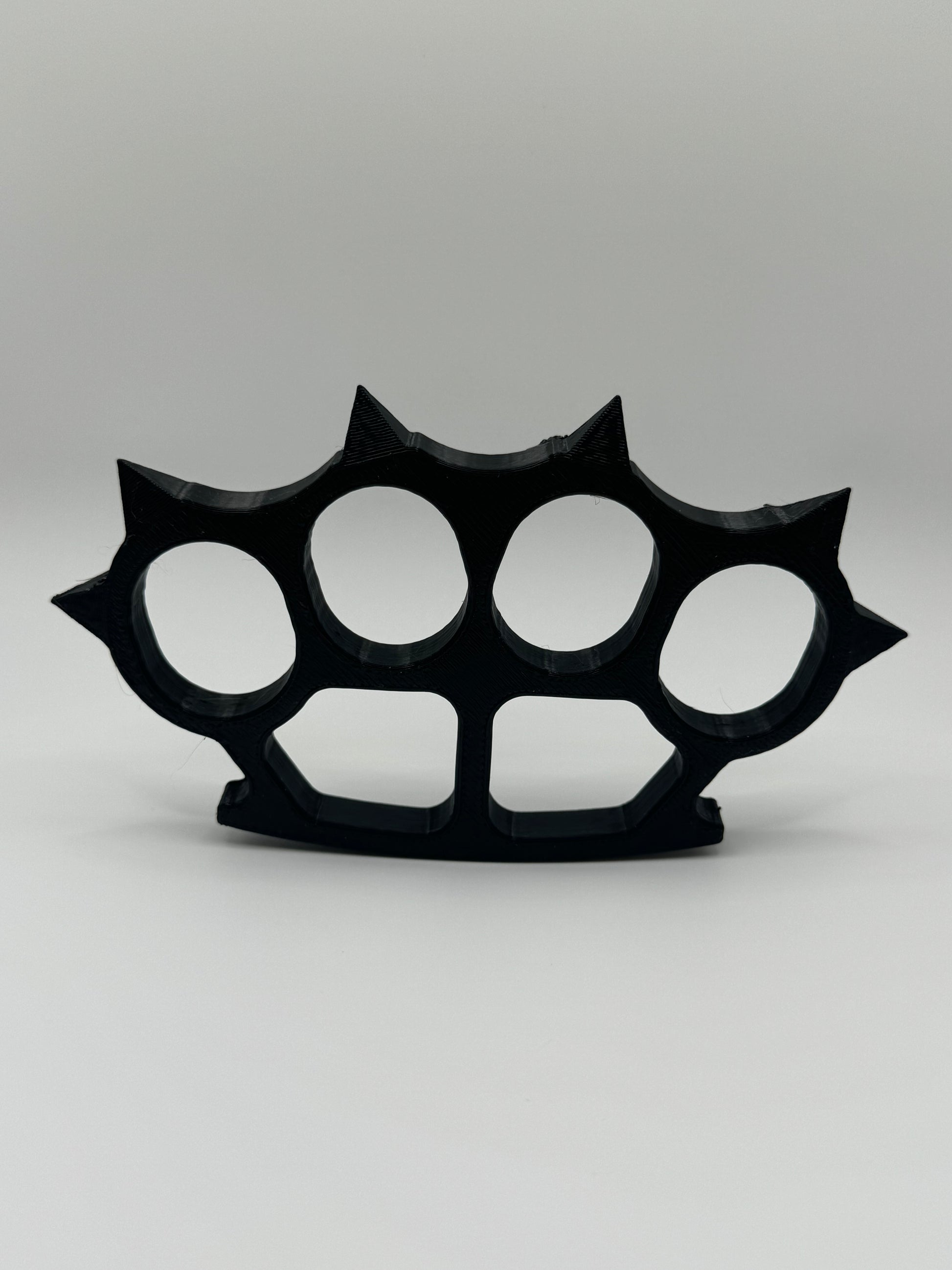 Spiked Knuckles Version 1.0 in Black  Brass Knuckles That Are Legal In  Canada!