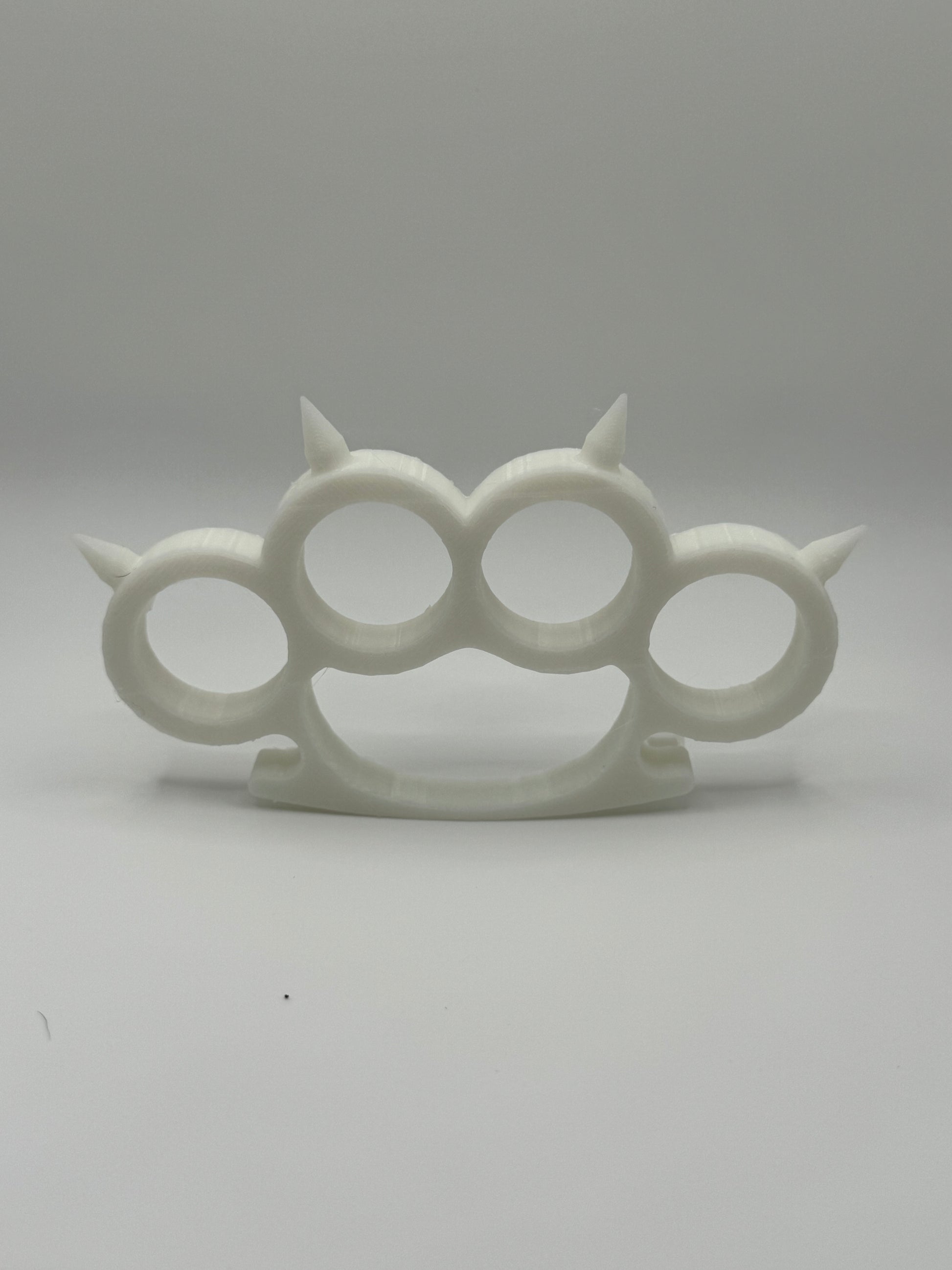 Spiked Knuckles Version 2.0 In White